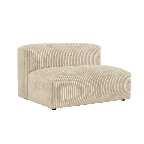 Modulārs dīvāns Martina Micadoni 106/75/132 cm Corduroy (Til03) Light beige
