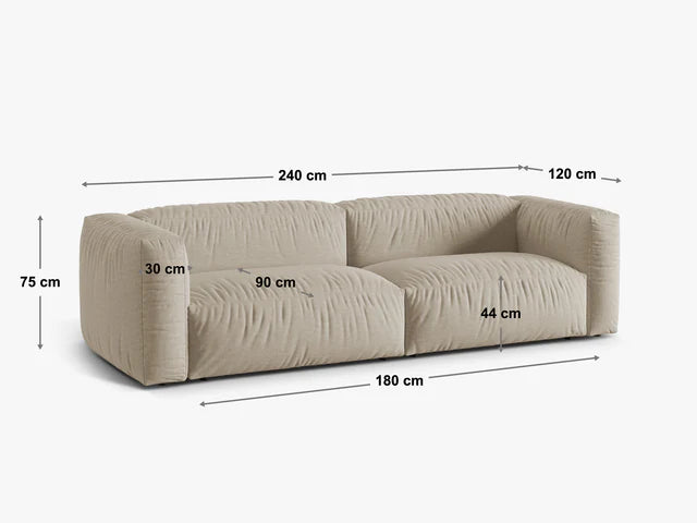 Dīvāns Martina Micadoni 106/90/240 cm Bowagreen Moss green