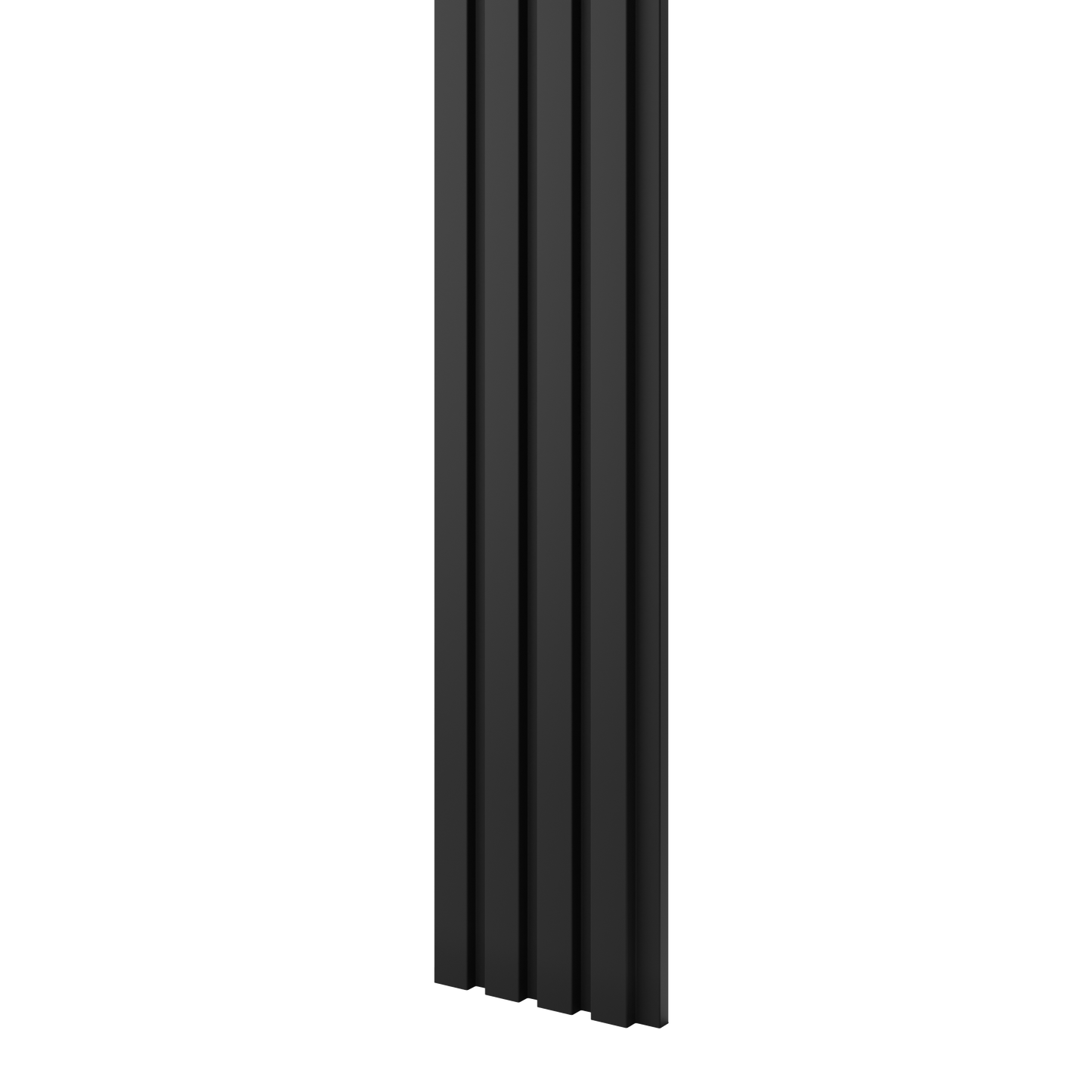 Minilameļi dekoratīvie paneļi 123x16x2750 mm melns - N1 Home