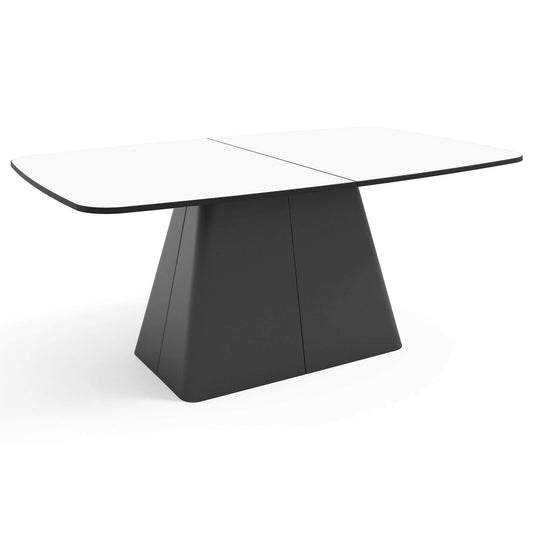 Galds Novaus 180-256/76/110 cm Arktiks balts - N1 Home