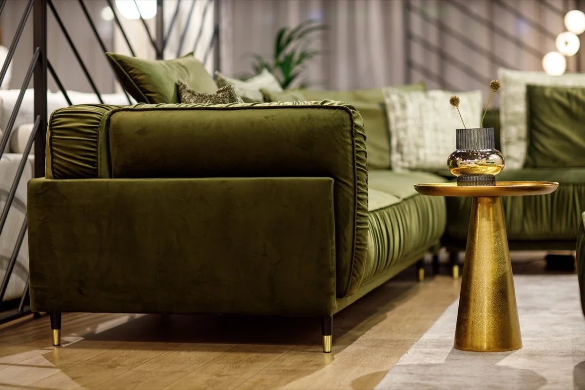 Dīvāns Bellissa Corners Befame Set 1 313/291/94 cm zaļs - N1 Home