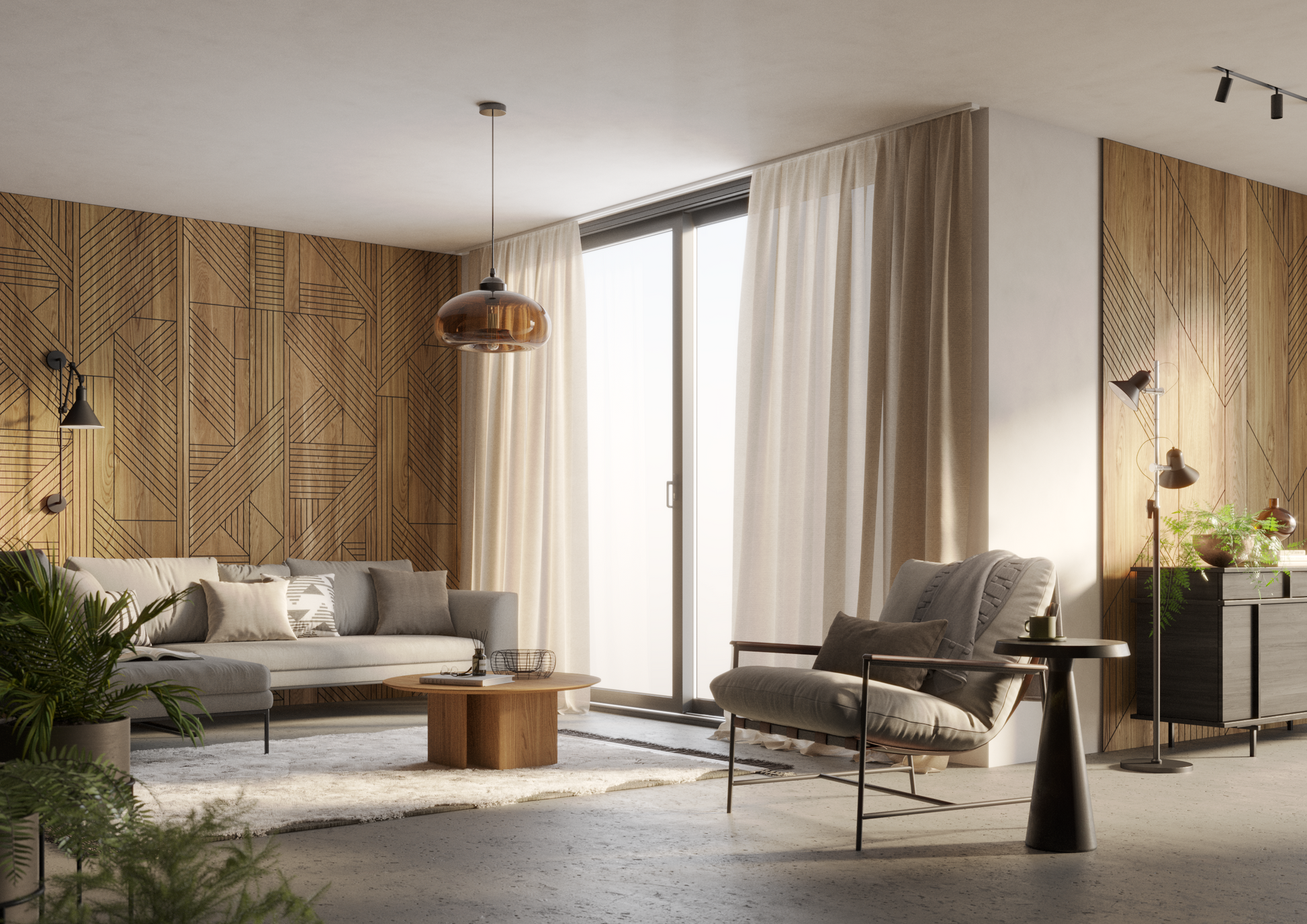 Frēzēts ozola finiera panelis VR 60x275cm - N1 Home