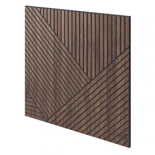 Frēzēti paneļi Grana 60/60 cm Amerikāņu valrieksts