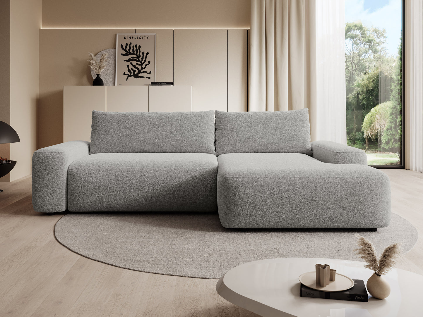 Dīvāns Loo 265/162/87 cm Lambi 11 - N1 Home