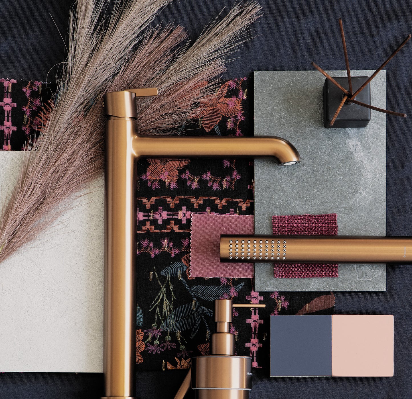 Augsts izlietnes maisītājs Silia 344 mm matēta bronza - N1 Home