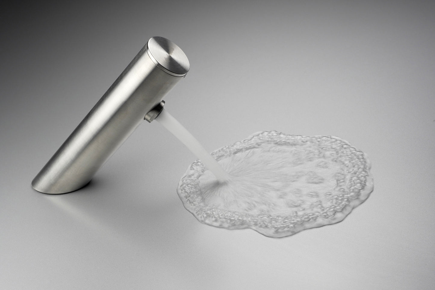 Izlietnes jaucējkrāns, bezkontakta, ar temperatūras kontroli - 230/6V Sense 146 mm pulēts tērauds - N1 Home