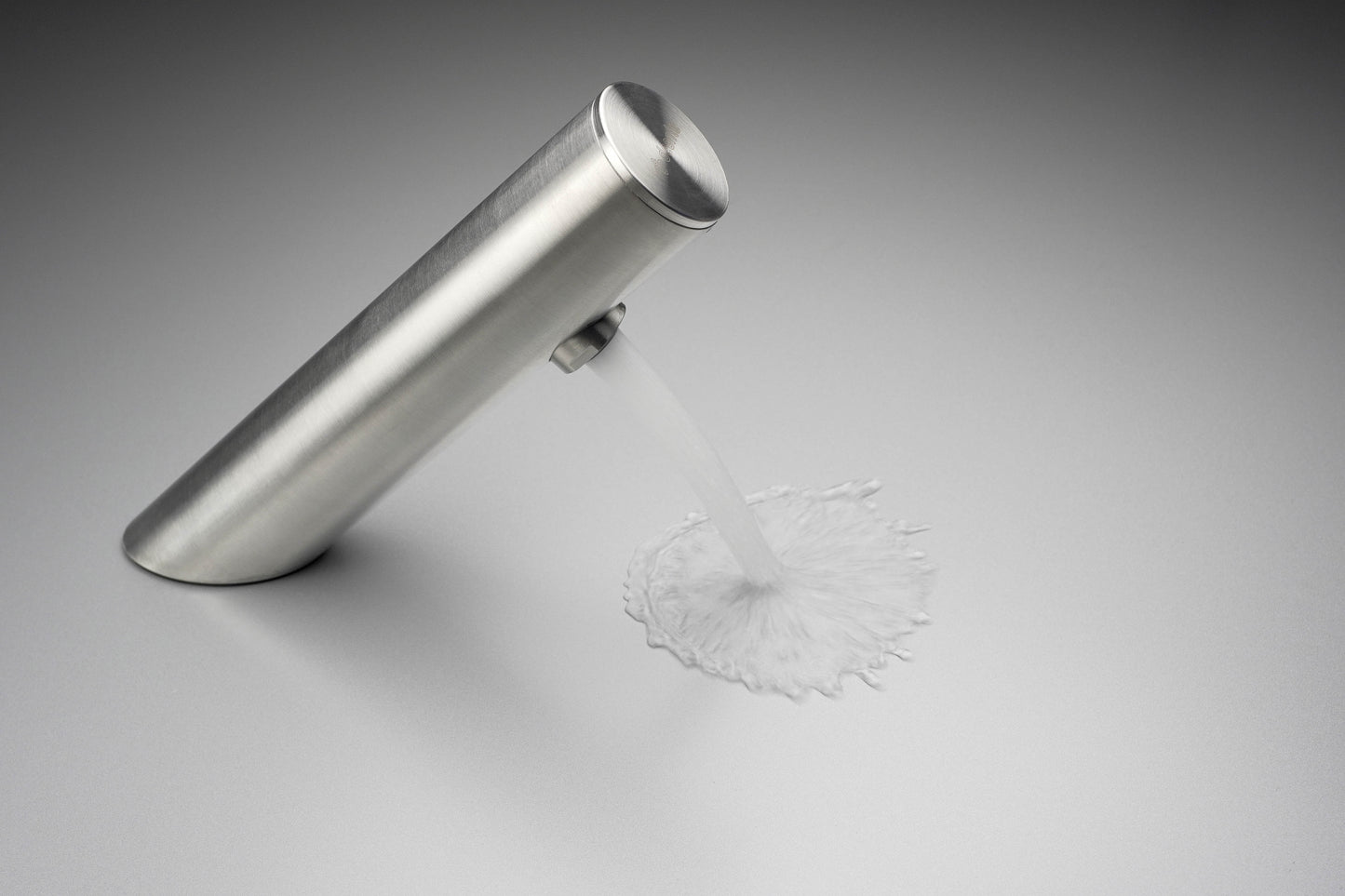 Izlietnes jaucējkrāns, bezkontakta, ar temperatūras kontroli - 230/6V Sense 146 mm pulēts tērauds - N1 Home