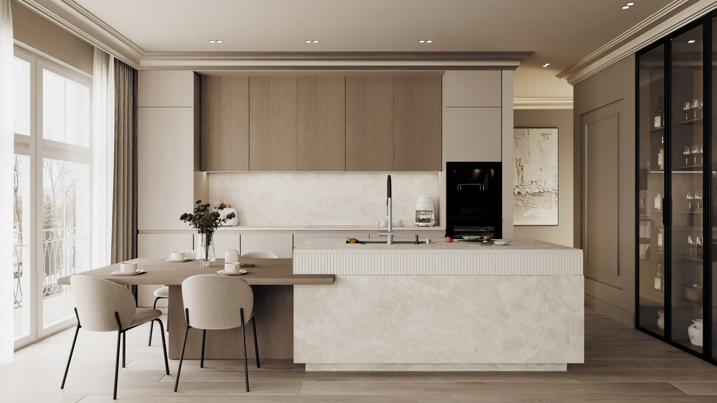 Virtuves jaucējkrāns ar ūdens filtra pieslēgumu un elastīgu snīpi Magnetic 549 mm matēts tērauds - N1 Home