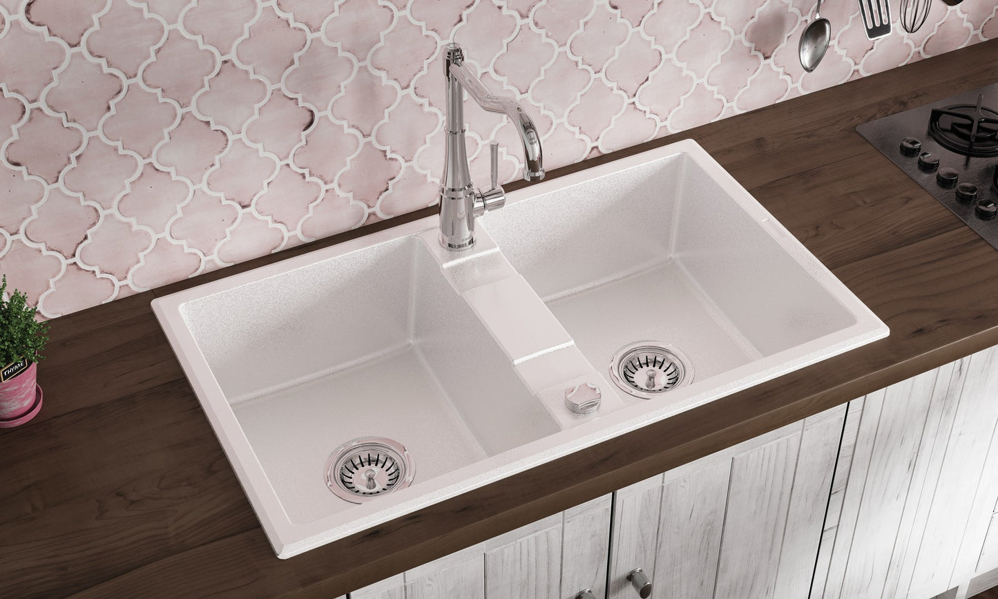 Virtuves jaucējkrāns ar taisnstūra snīpi Tamizo 333 mm hroms - N1 Home