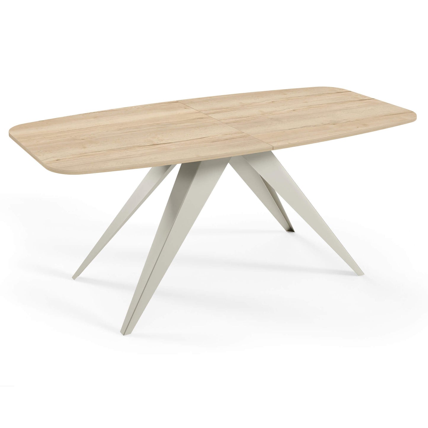 Galds Fery 76/160/80; 76/180/90 cm dabīgs ozols Halifax /kašmirs - N1 Home