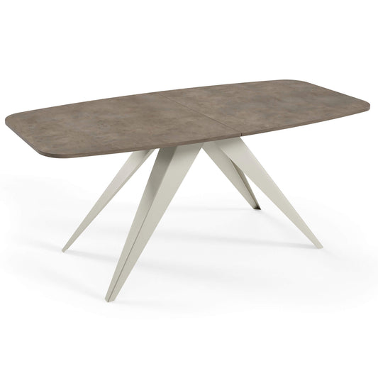 Galds Fery 76/160/80; 76/180/90 cm tumši pelēks Čikago/kašmirs - N1 Home