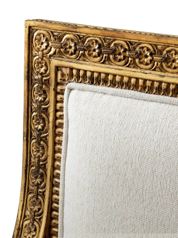 Krēsls Georges Jacob Eichholtz 1220/70/101 cm Sentier cream | Antique gold finish - N1 Home