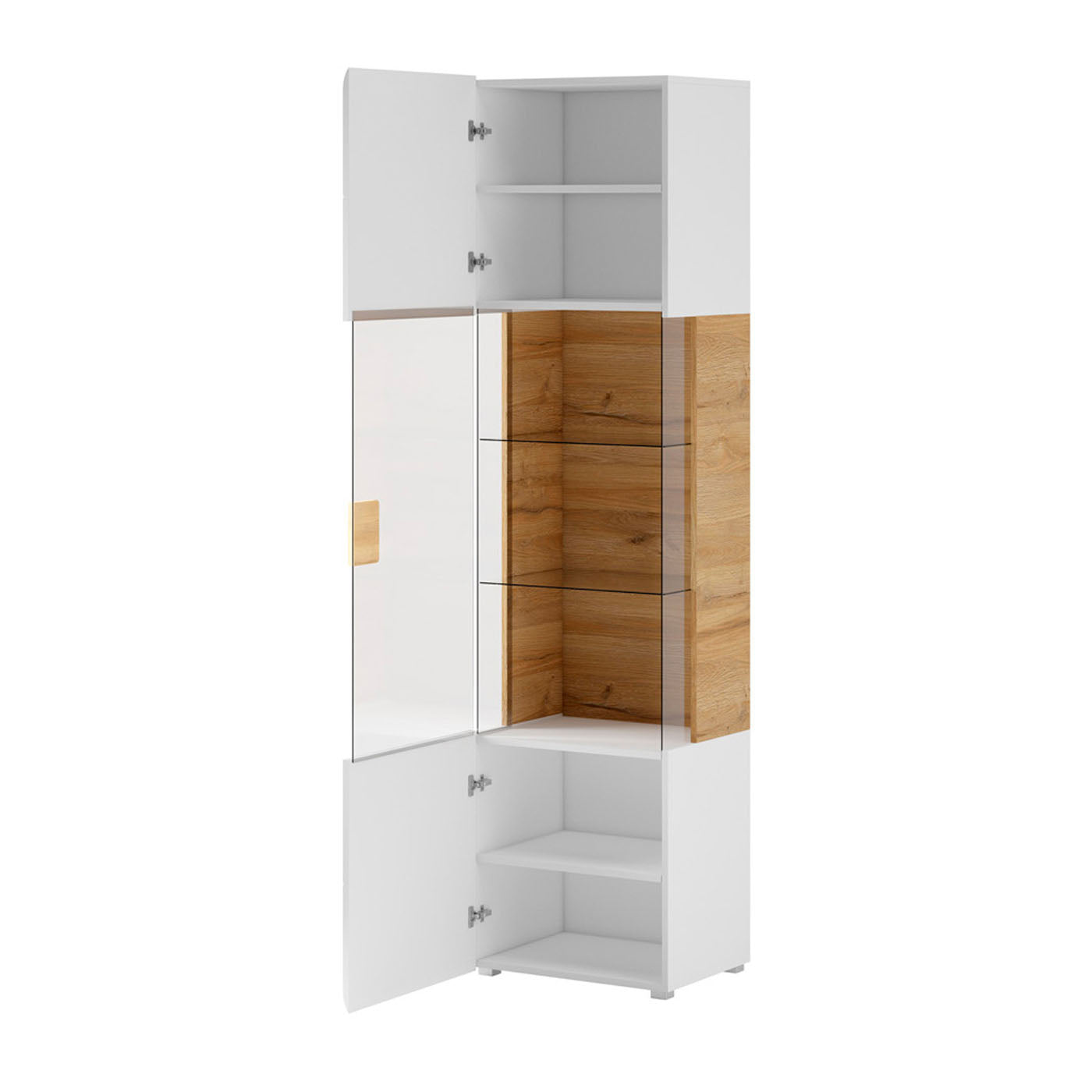 Skapis Tola 60/39/204 cm balts - N1 Home