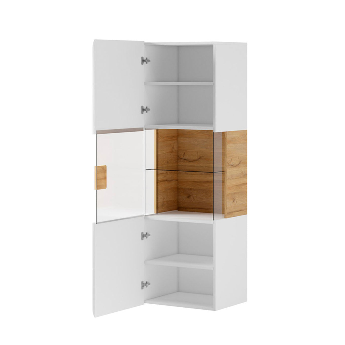 Skapis Tola 53/39/159 cm balts