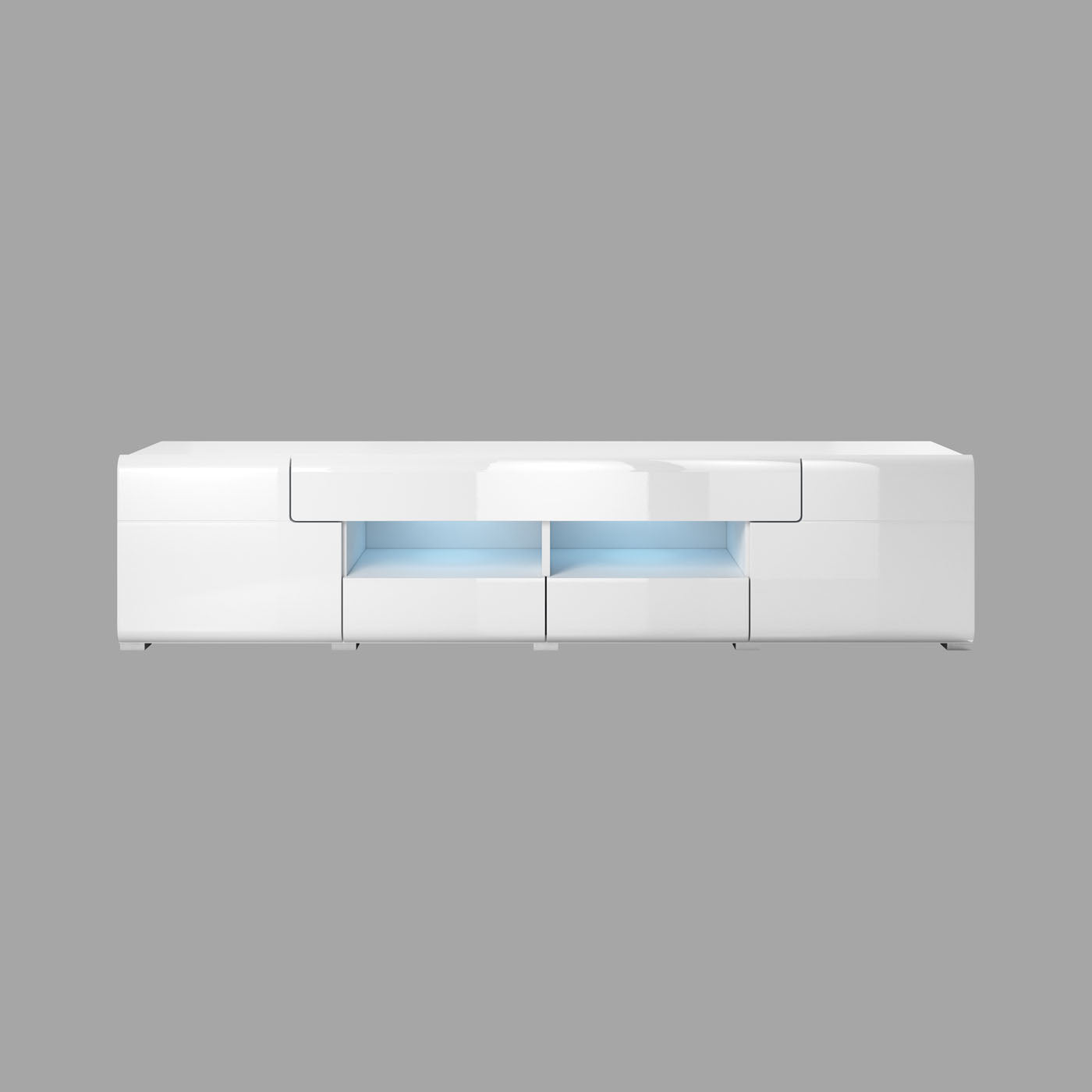 TV skapis Tola 208/39/47 cm balts - N1 Home