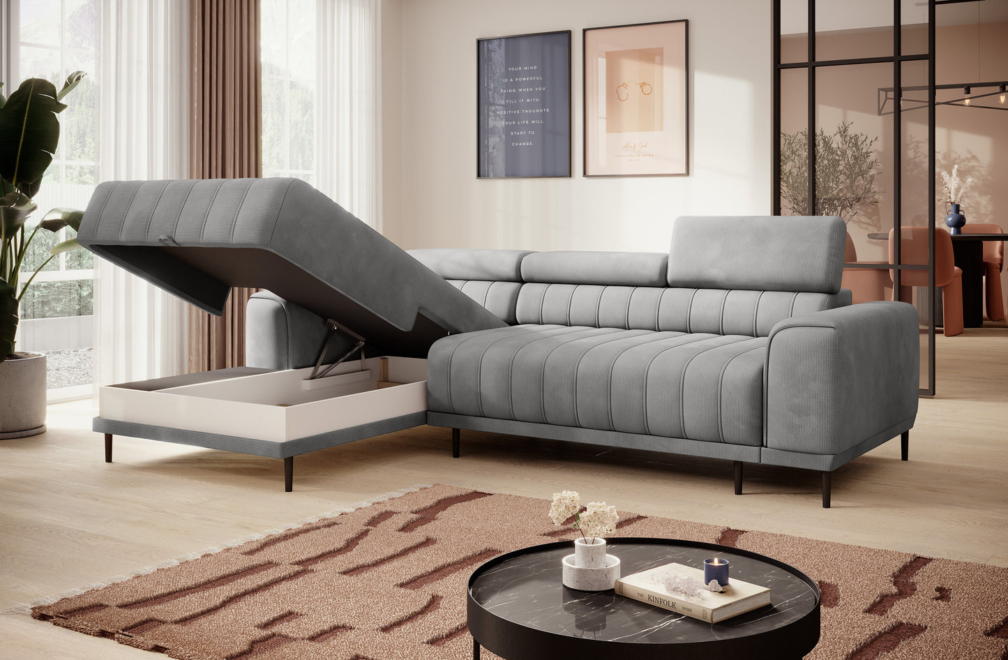 Dīvāns KAVA M 272/178/100 cm - N1 Home