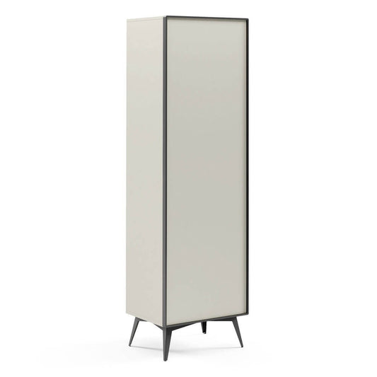 Skapis Maveja 200/60/42 cm kašmirs/melns - N1 Home