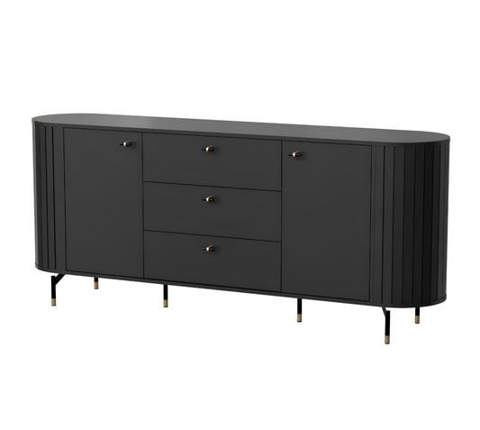 Kumode Zanto 190/40/81 cm melns