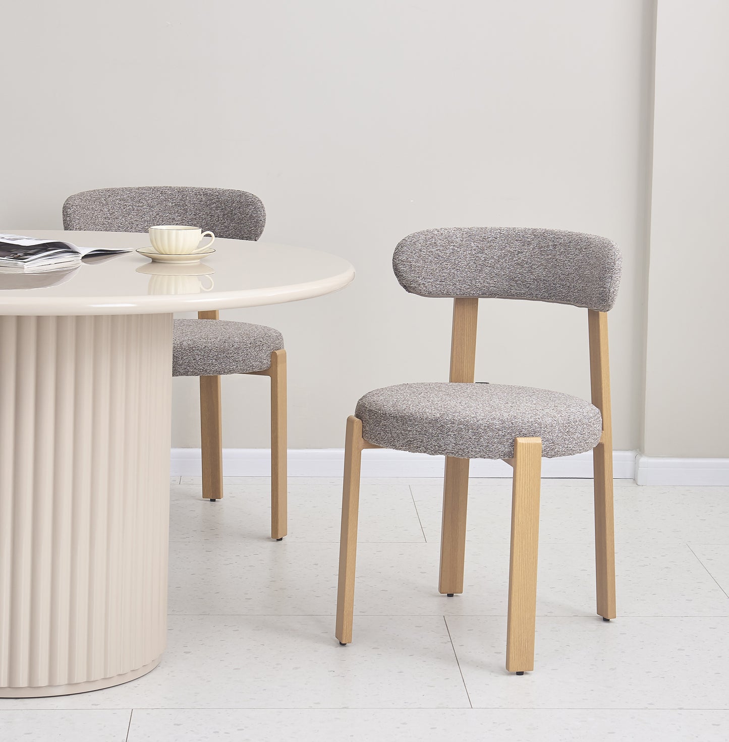 Galds Prino 120/120/76 cm taupe