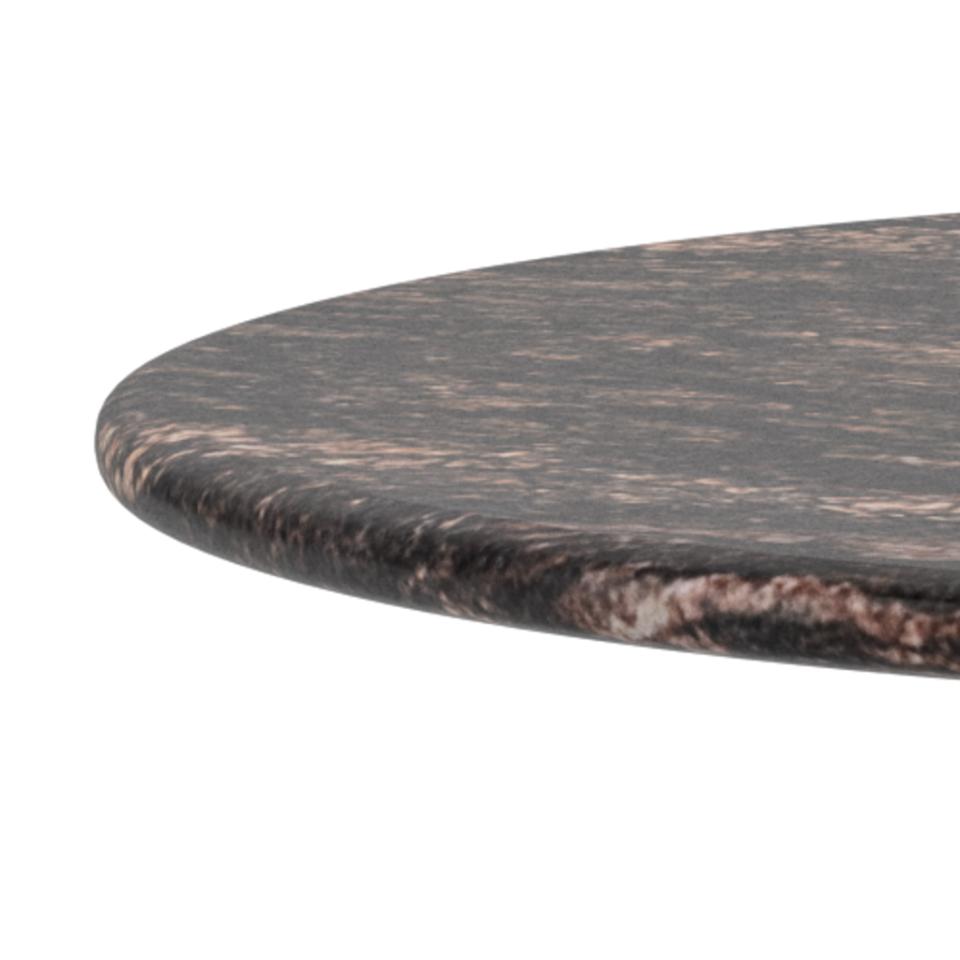 Kafijas galds Ferro 40/40/50 cm Cocoa marmors