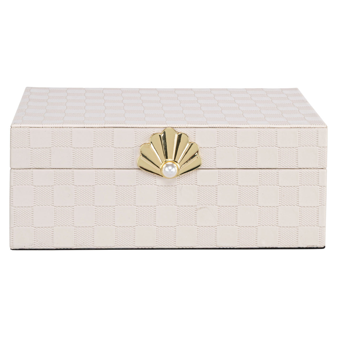 Uzglabāšanas kaste Bless L 10/24,5/17,5 cm ivory