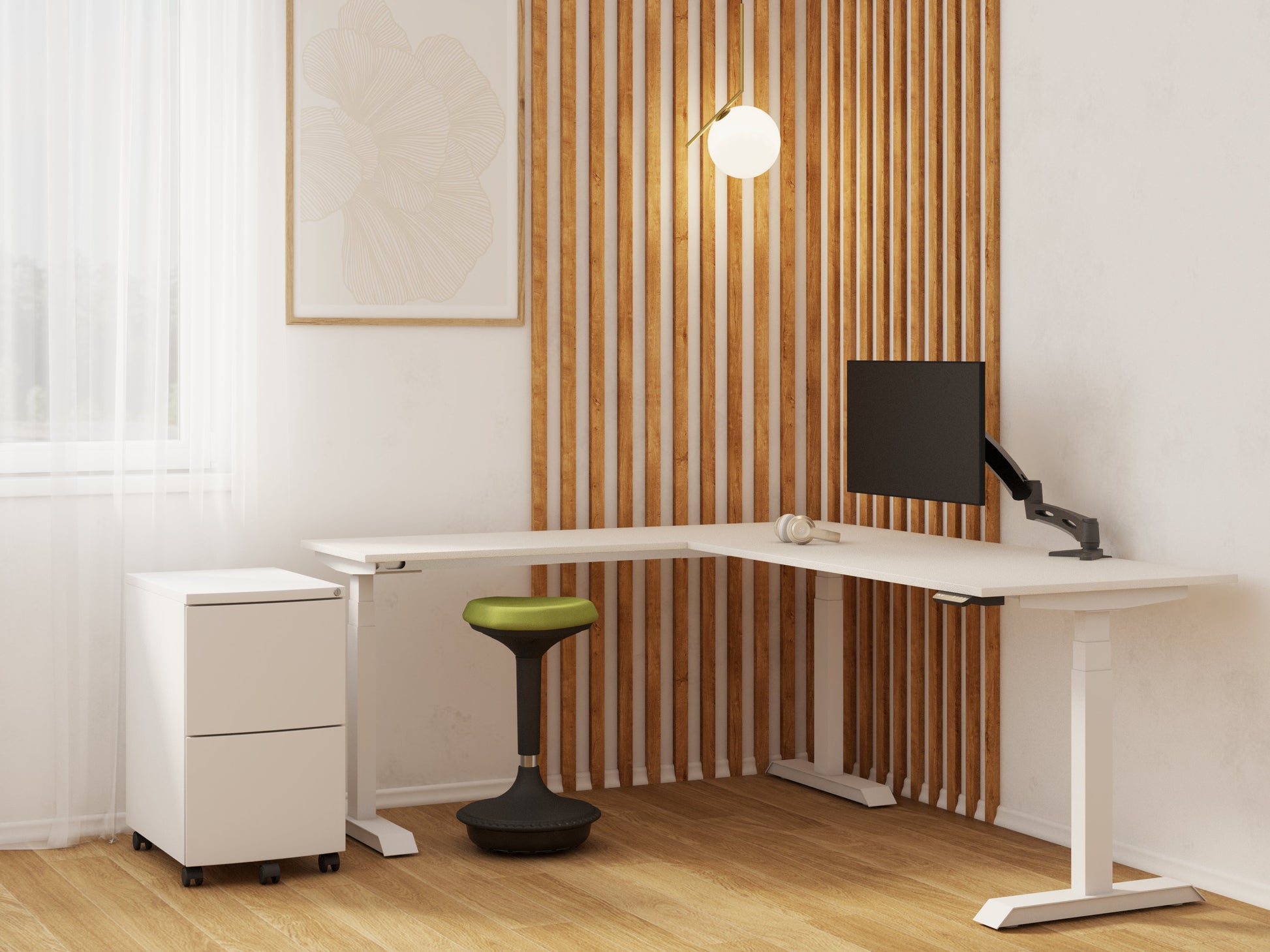 Regulējams rāmis Aktiva III 60-125 cm balts - N1 Home