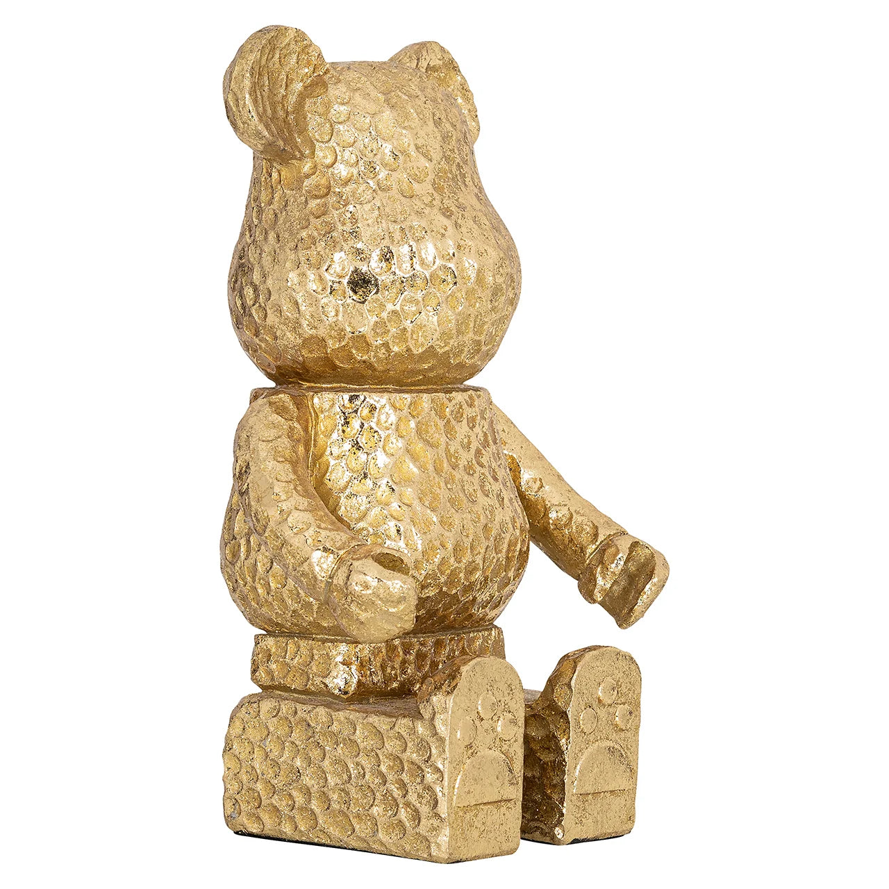 Dekoratīvs priekšmets Richmond Interiors Bear sitting 21/12/9 cm zelts - N1 Home