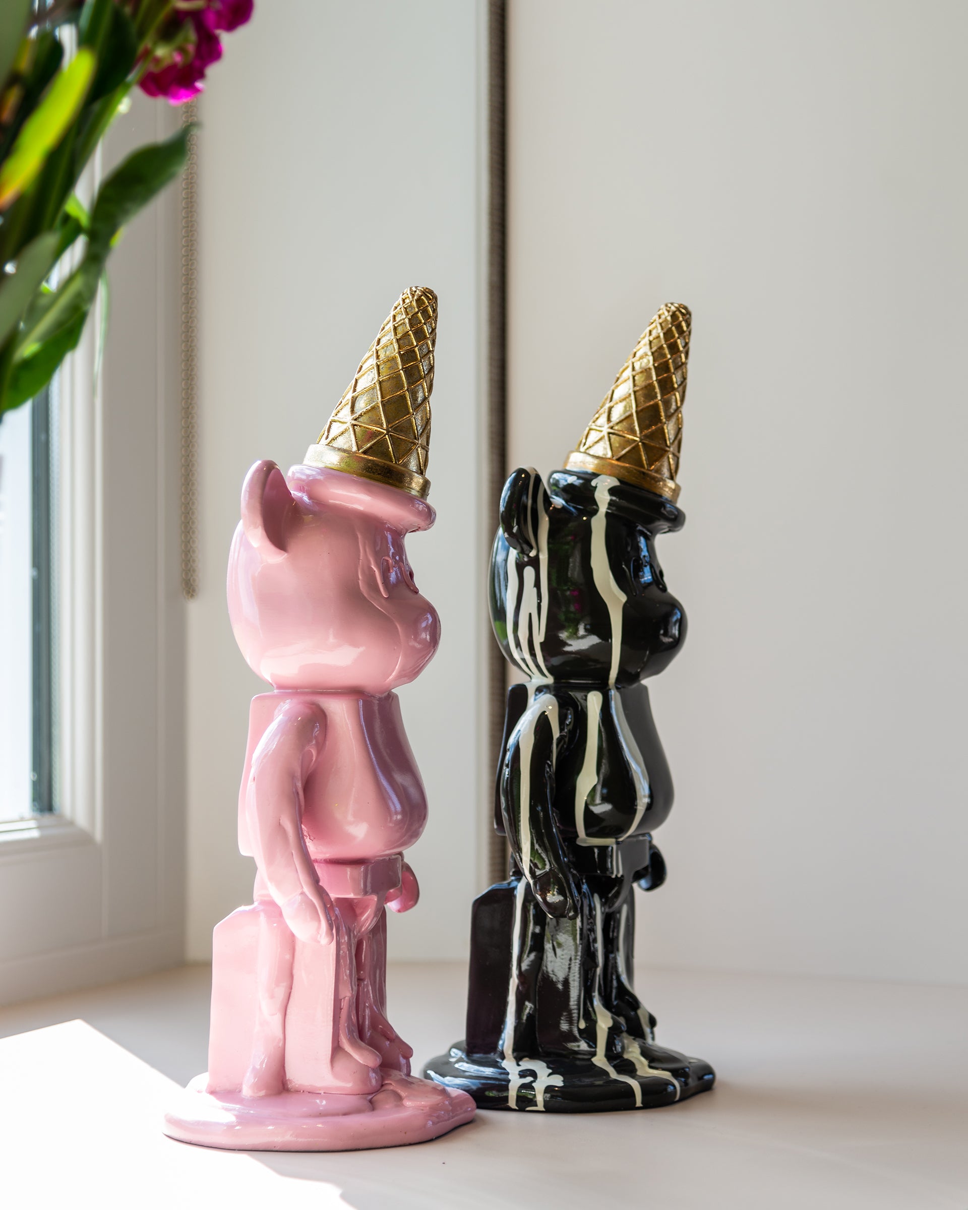 Dekoratīvs priekšmets Richmond Interiors Icebear 40/16/14 cm rozā - N1 Home