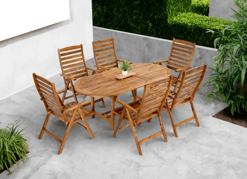 Koka dārza komplekts Akada Ovalle  akācija - N1 Home