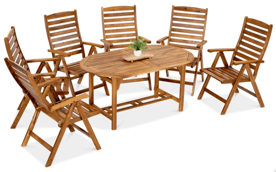 Koka dārza komplekts Akada Ovalle  akācija - N1 Home