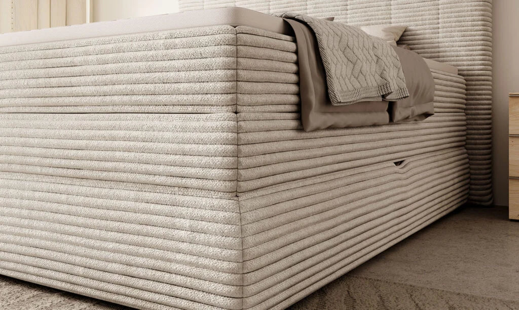 Gulta Amba 40/160/180 x 200 cm krēms - N1 Home