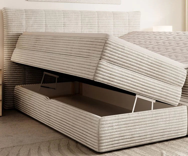 Gulta Amba 40/160/180 x 200 cm krēms - N1 Home