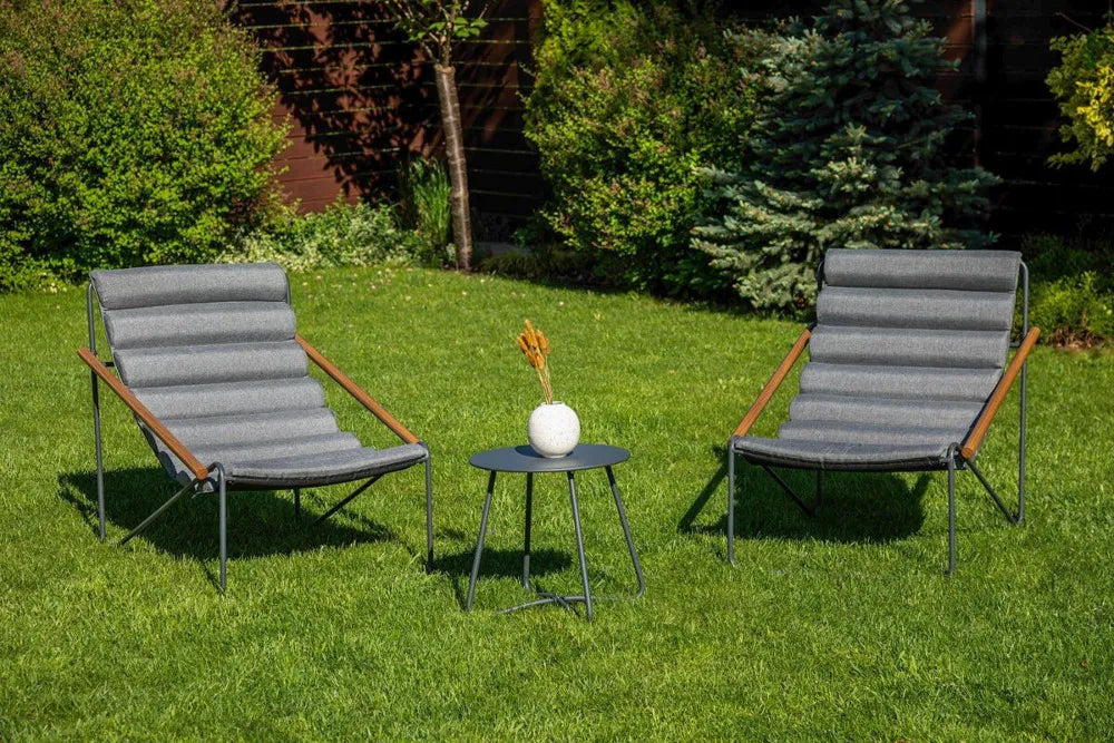 Balkona mēbeļu komplekts Arty tumši pelēks - N1 Home