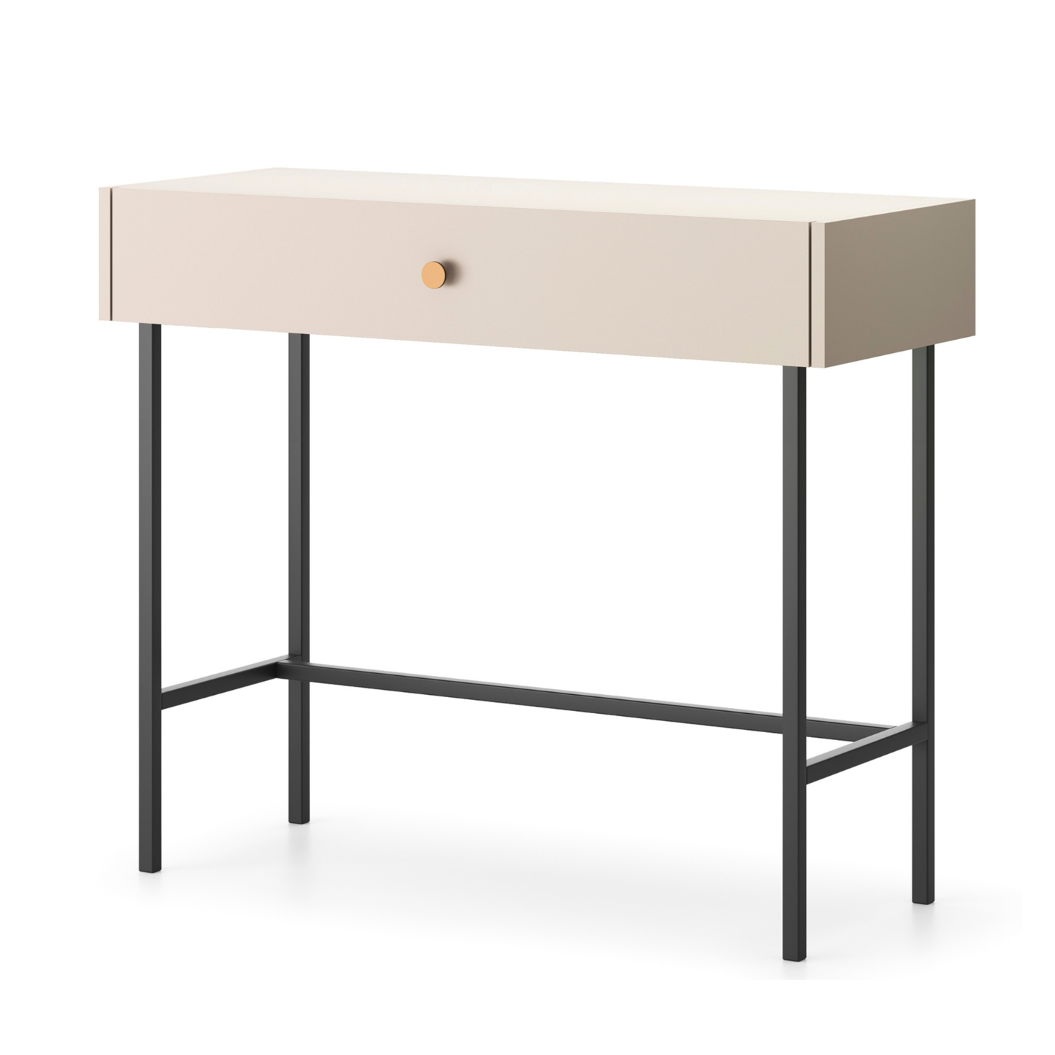 RENOS Tualetes galdiņš ar atvilktni, 93 cm, pelēks bēšs - N1 Home