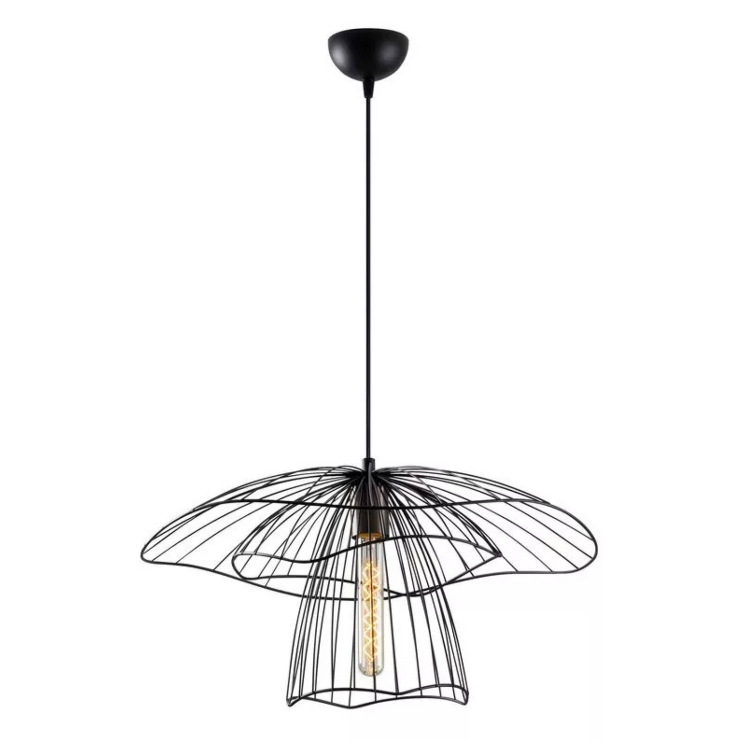 NUMSOLA Piekarināmā lampa 52 cm melna