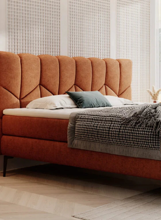 Gulta Baro 140/160/180 x 200 cm kanēlis - N1 Home