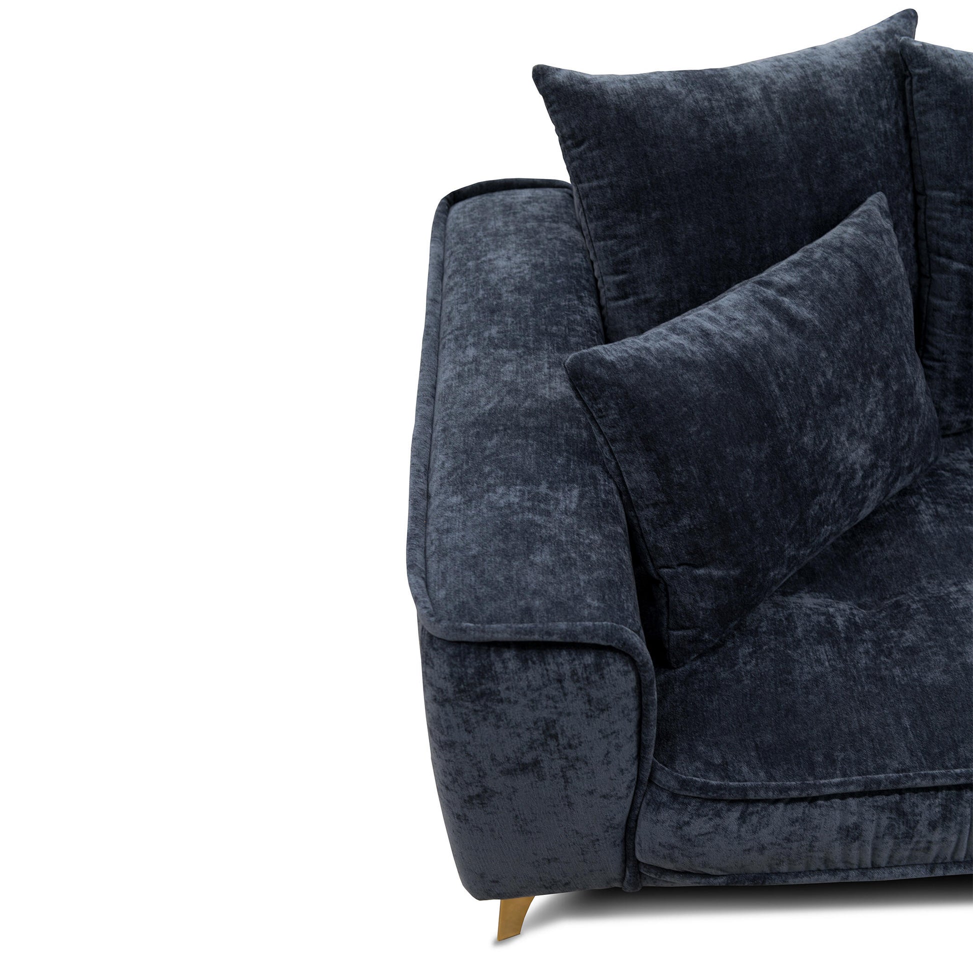 Dīvāns Belavio Befame 150-185/256-288/175-210 cm zils - N1 Home