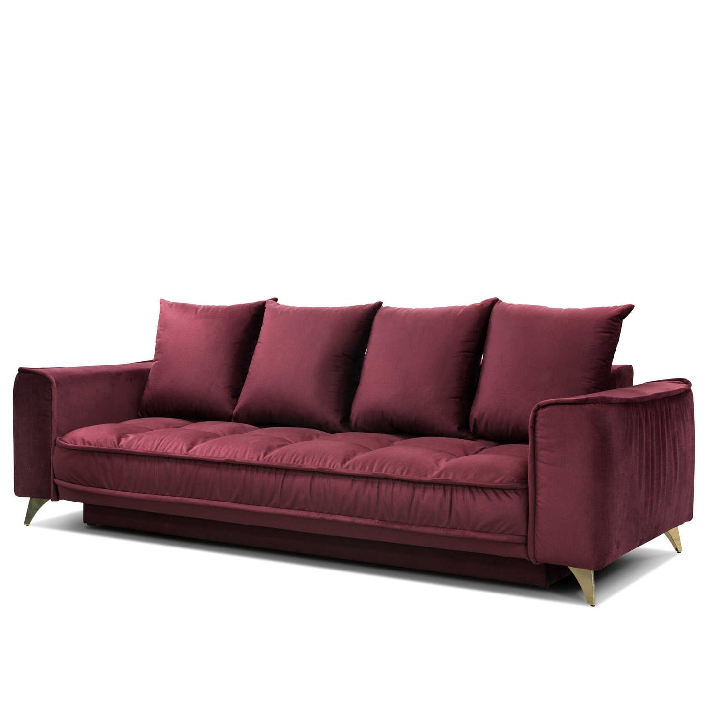 Dīvāns Belavio Befame 248/108/92 cm bordo - N1 Home