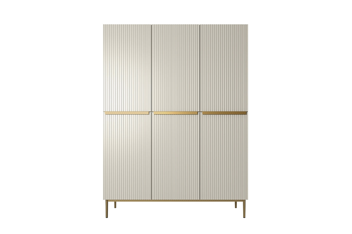 Skapis AUSTIN ar atvilktņas zelta 150/220/62 kašmirs - N1 Home