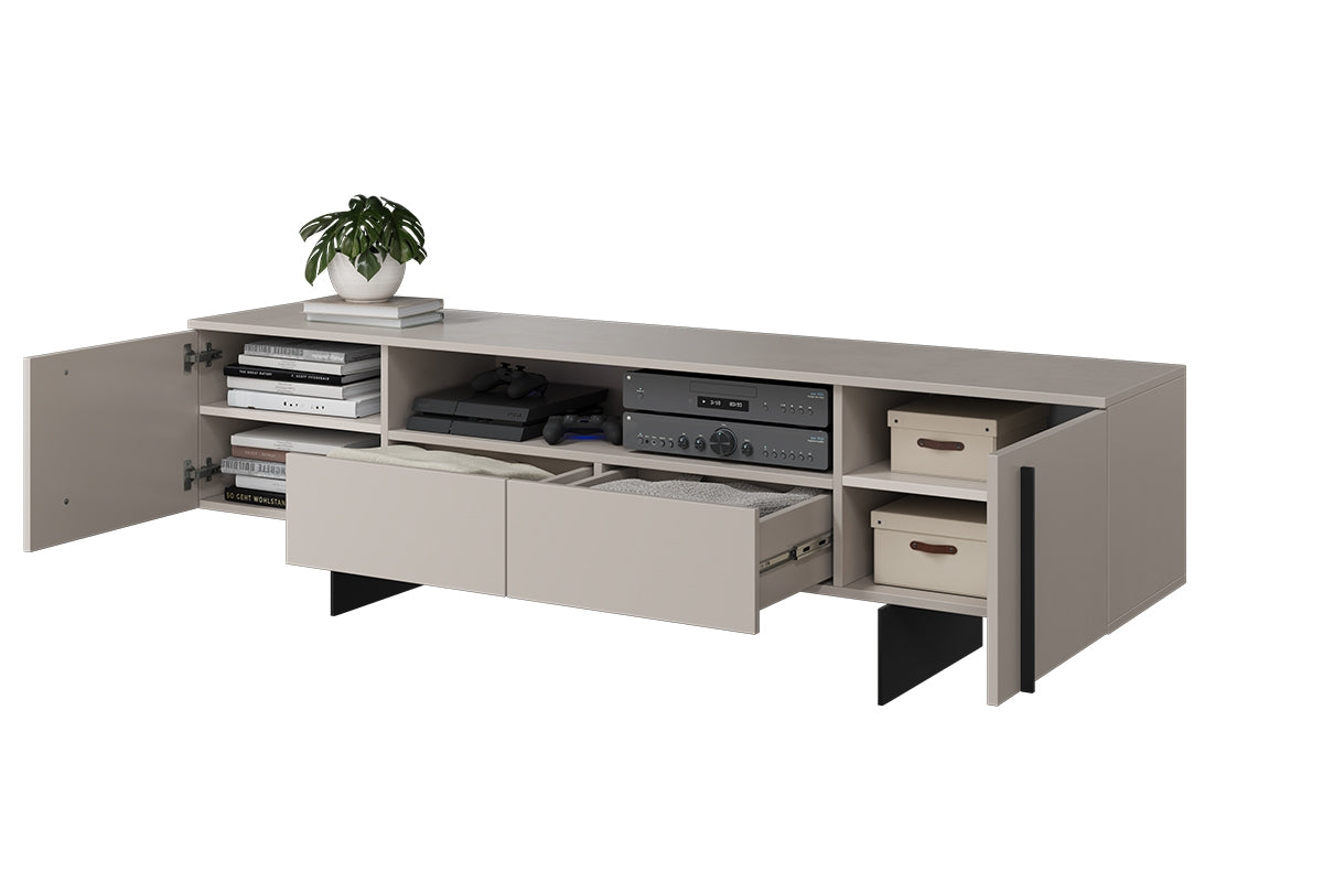 TV skapis Lare 200/57/45 cm kašmirs - N1 Home