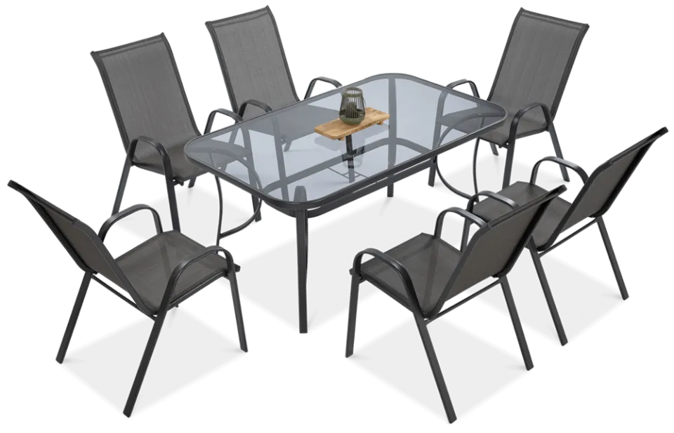 Dārza mēbeles Bologs pelēks - N1 Home