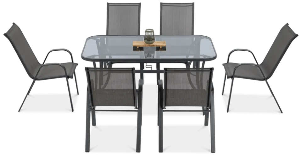 Dārza mēbeles Bologs pelēks - N1 Home