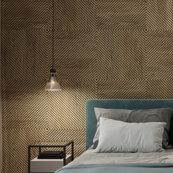 Frēzēti paneļi Versa 60/60 cm Amerikāņu valrieksts