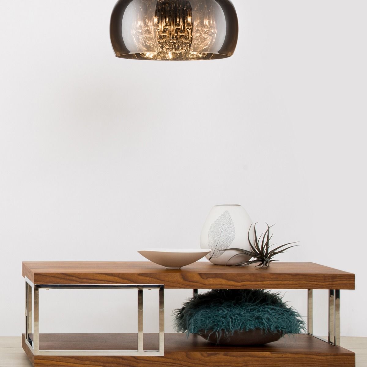 Piekaramā lampa Kristāla 22/40 cm hroms