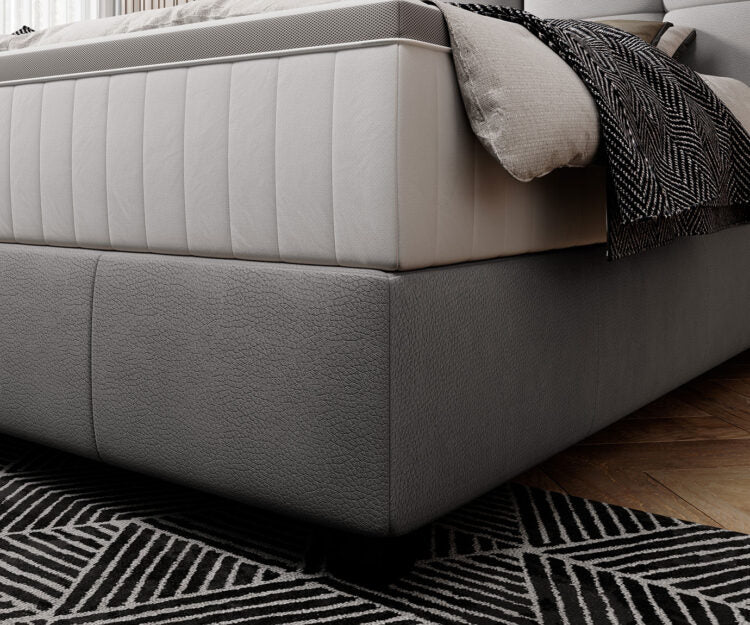 Gulta Cadi 140/160/180 x 200 cm pelēks - N1 Home