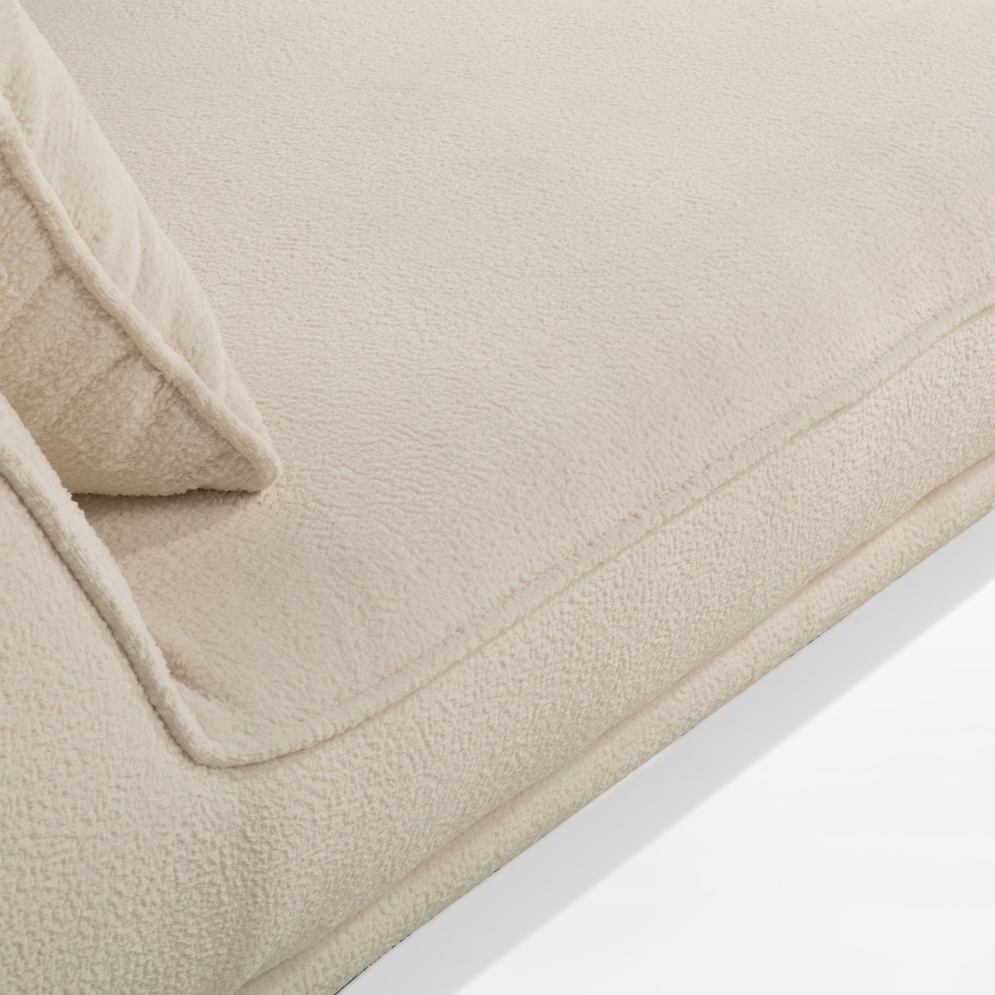 Dīvāns Cavi 86/118/249 cm krēms, pelēks - N1 Home