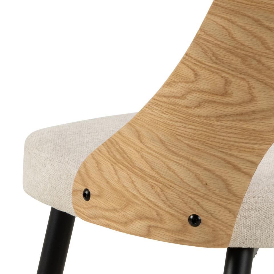 Krēsls Luc 48/53/79 cm bēšs/ozols - N1 Home