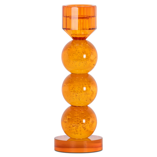 Svečturis Raylan orange small Richmond Interiors 24/8/8 cm oranža - N1 Home