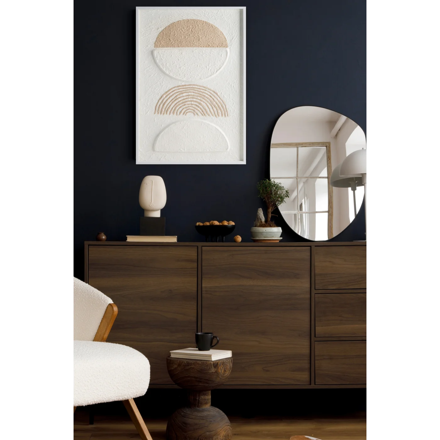 Glezna Art O2 40/60 cm balts/bēšs - N1 Home