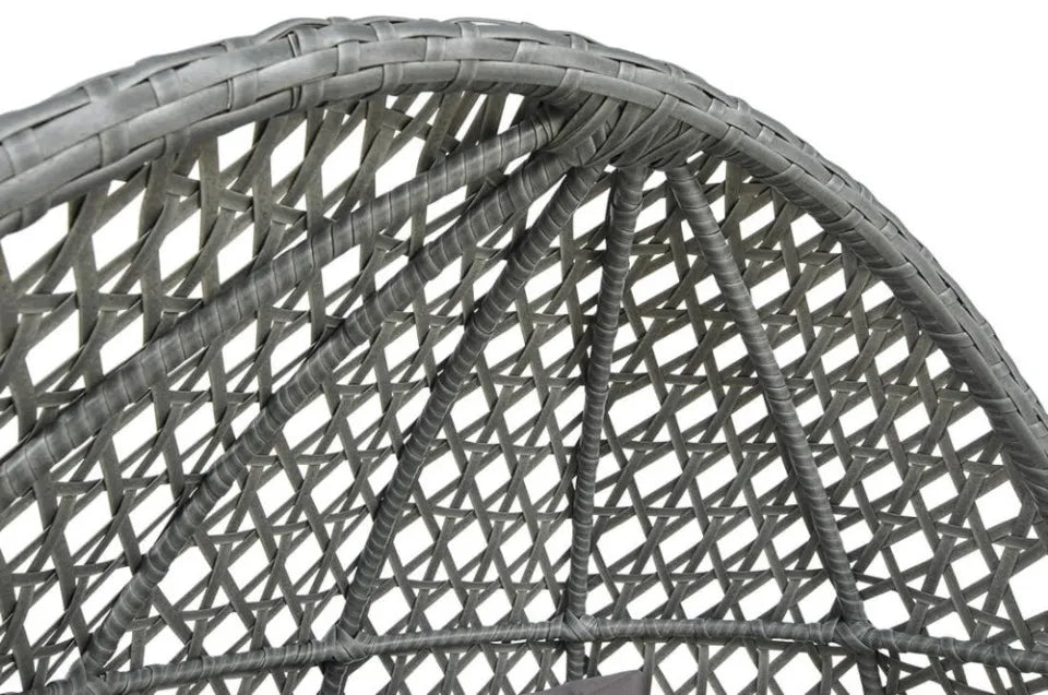 Grozāmais dārza krēsls Holy 82/80/147 cm pelēks - N1 Home